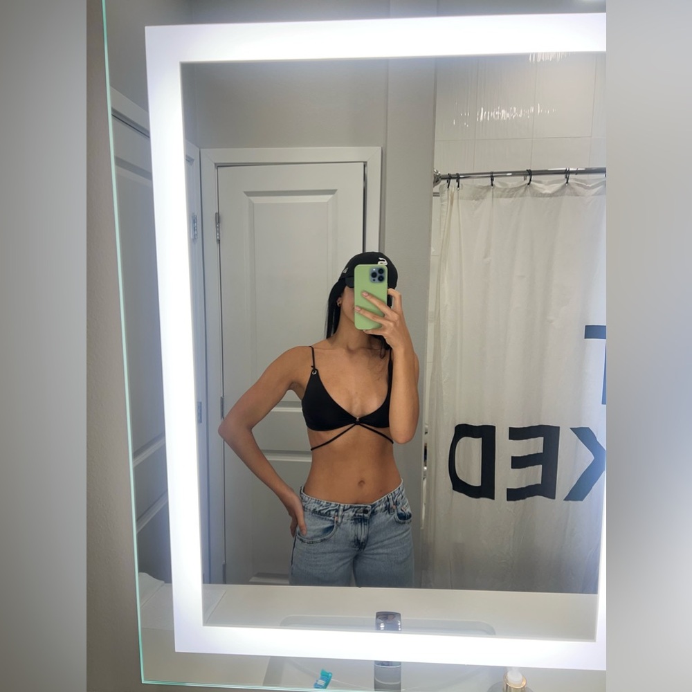 ThatsSoFetch Black Crop Top